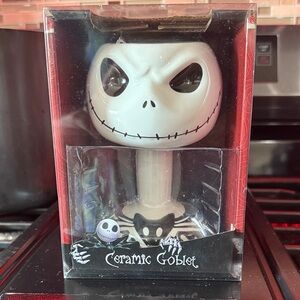 Jack Skellington Ceramic Goblet